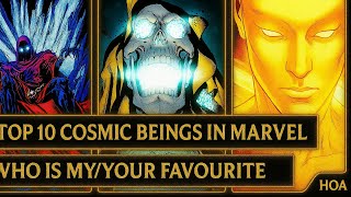Marvel’s Top 10 Strongest Cosmic Beings | Power Hierarchy Explained