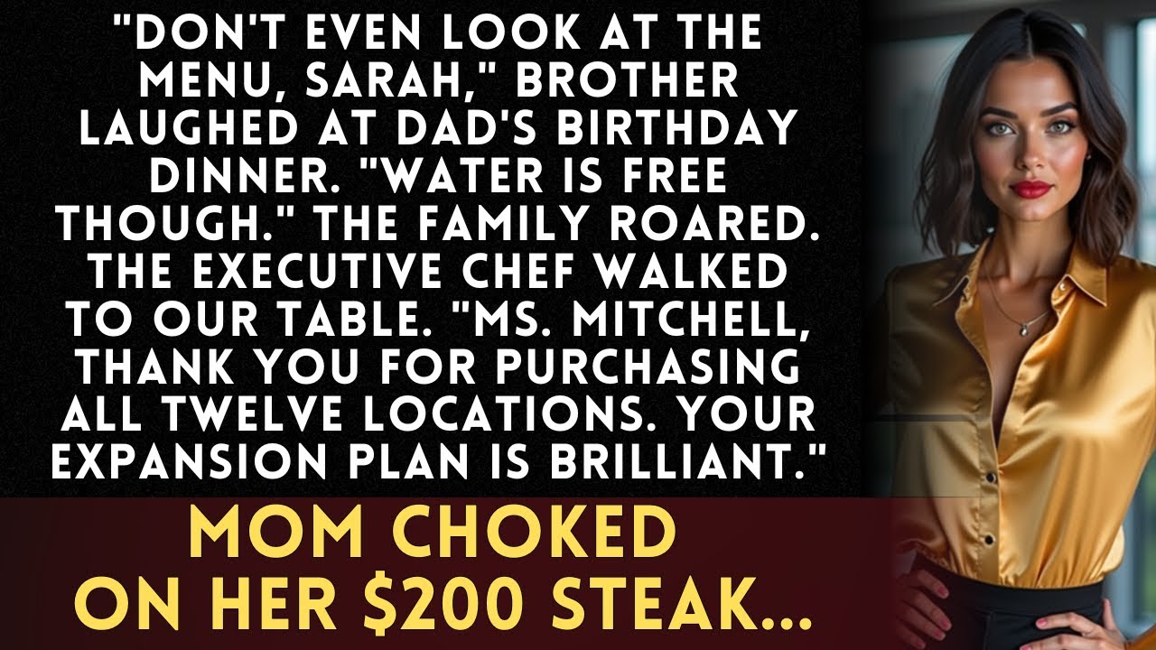 60-летие отца: брат сказал, что я не могу позволить себе это меню, а шеф-повар поблагодарил меня ...