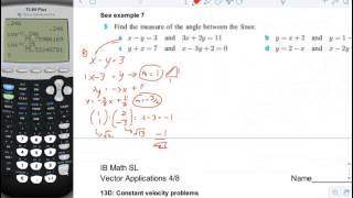 Math SL vector applications p3