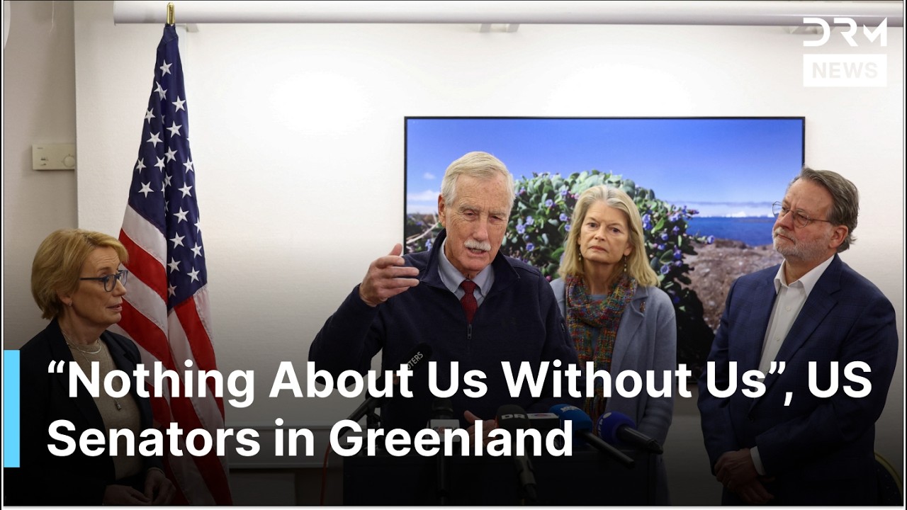 FULL PRESSER: US Senators in Greenland Reject Trump Takeover Threats, Stress Respect | AC1G