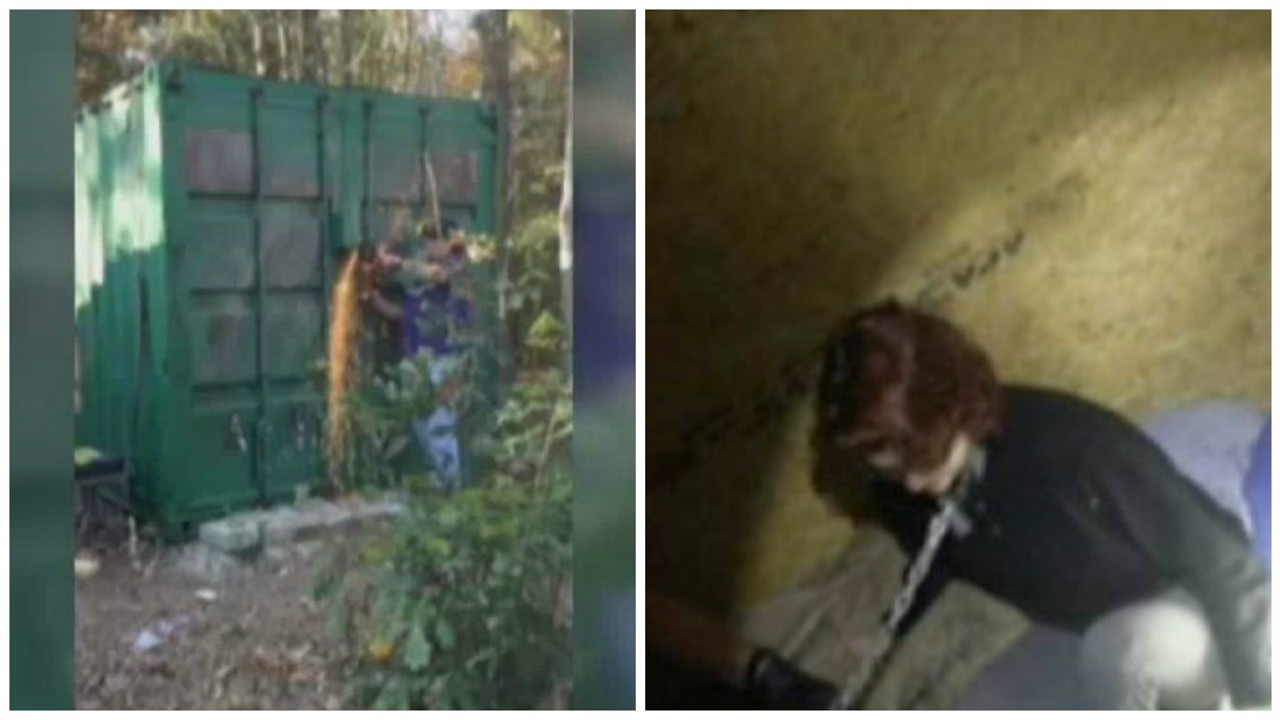 Sokiruoja Maniakas Konteineryje Laikė Moterį Kaip Sunį Prirakino Uz Kaklo Youtube