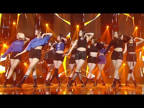 Debut Stage PRISTIN Black Widow Popular Inkigayo 20170326