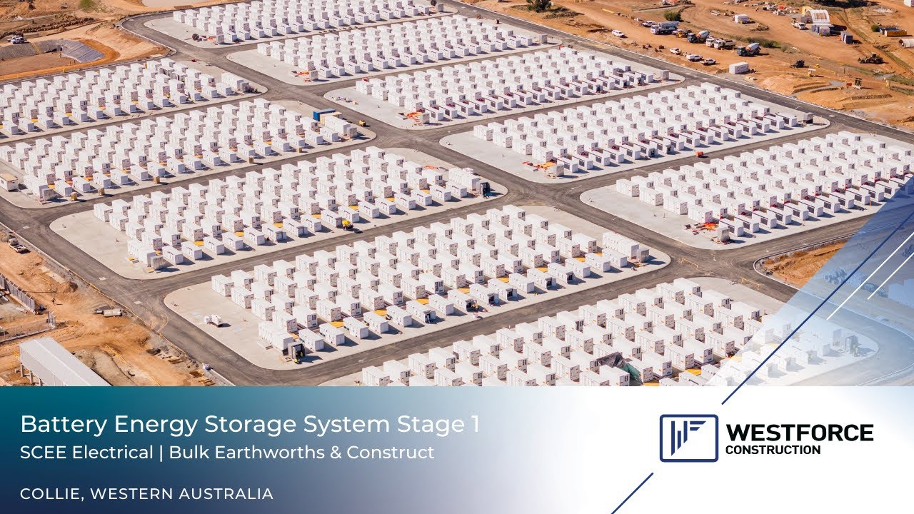 Collie Battery Energy Storage System Stage 1 | Westforce Construction