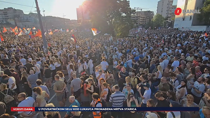 Hapšenja i nasilje na protestu u Beogradu / Preminuo prof. dr. Emir Solaković - O Vijesti