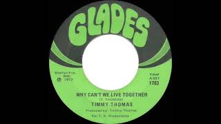 1973 Hits Archive Why Cant We  Together  Timmy Thomas a 2 Recordmono 45