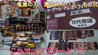 万代書店岩槻店さんで　鬼滅の刃　激辛カルパス　その弐　をシールコンプリートしてきた