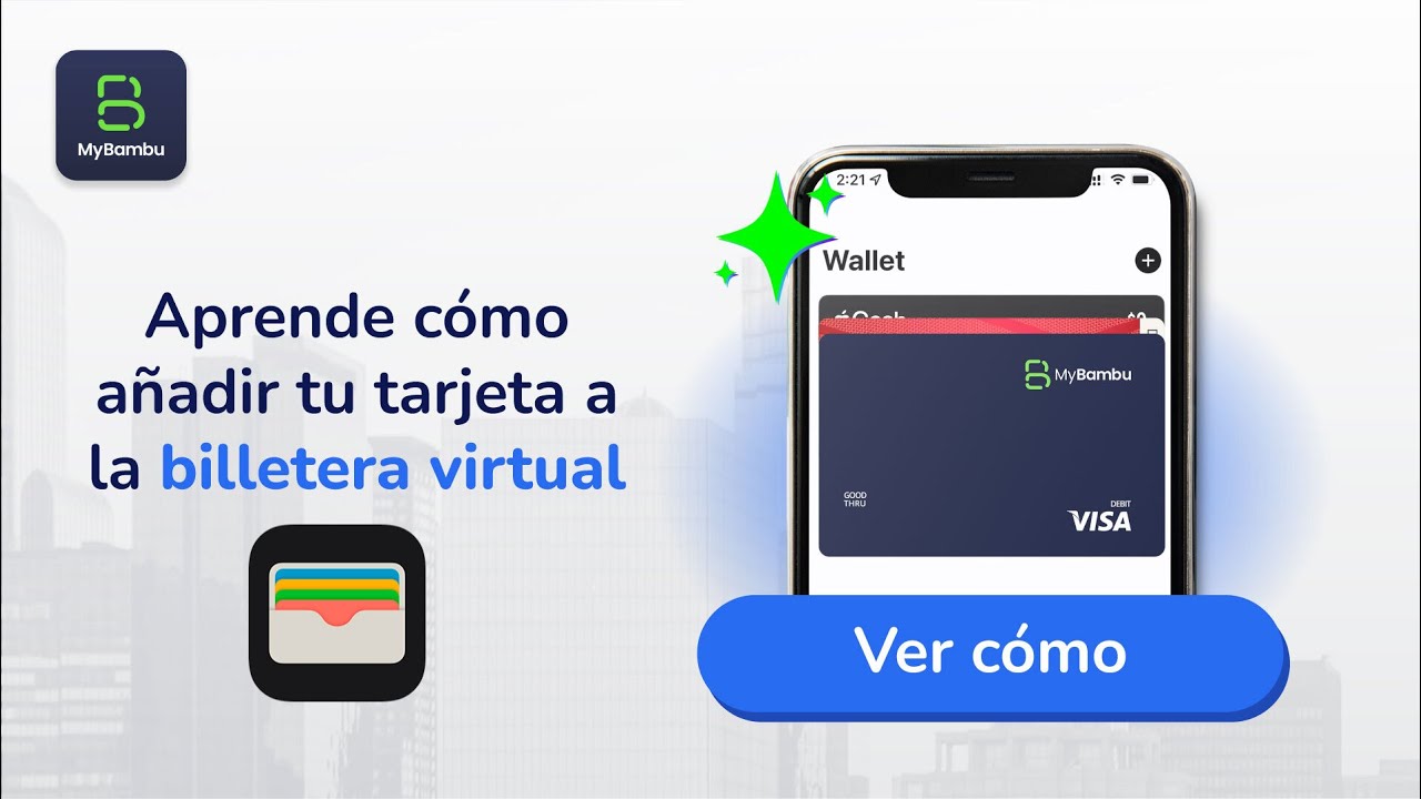 Agrega tu tarjeta MyBambu a tu billetera virtual de Apple Pay YouTube