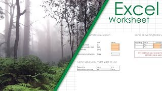 Absolute Humidity Calculator Excel Sheet | Spreadsheet Download screenshot 1