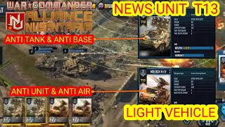 NEWS UNIT T.13 | Anti BASE-Anti AIR | War Commander : Rogue Assault | Game HD Android 2023 screenshot 5