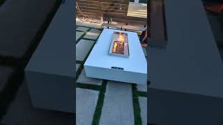 psgworks.com custom fire pit set up , first burn