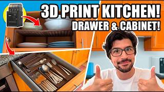 Stop Wasting Drawer Space DIY 3D Printed Kitchen Upgrades - New Home New Prints