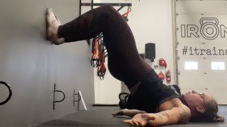 Wall Glute Bridges