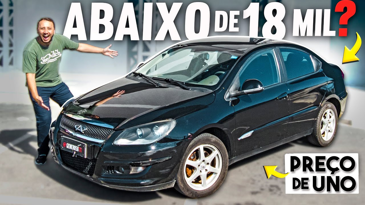 PREÇO de UNO e NINGUÉM DÁ VALOR😱 SEDAN BARATO e IGNORADO pelo BRASILEIRO | Chery Cielo Sedan