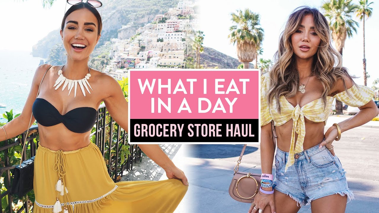 What I Eat in a Day (pt 2) - My Bikini Body Diet - Come grocery shopping with me - Pia Muehlenbeck