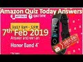 7th Feb 2019/Amazon Quiz Today Answers