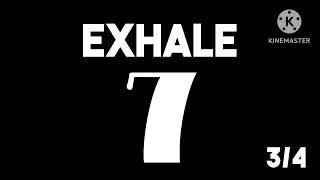 4-7-8 Breating exercise timer