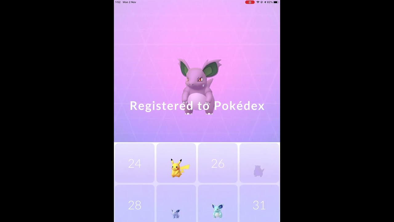 SHINY NIDORAN -  Nidorino -Nidoking EVOLUTION IN POKEMON GO 