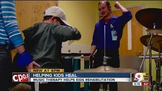 Music therapy helps kids heal