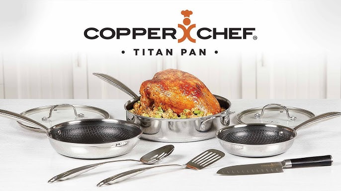 As Seen on TV Copper Chef 9.5 In. Copper Non-Stick Square Fry Pan