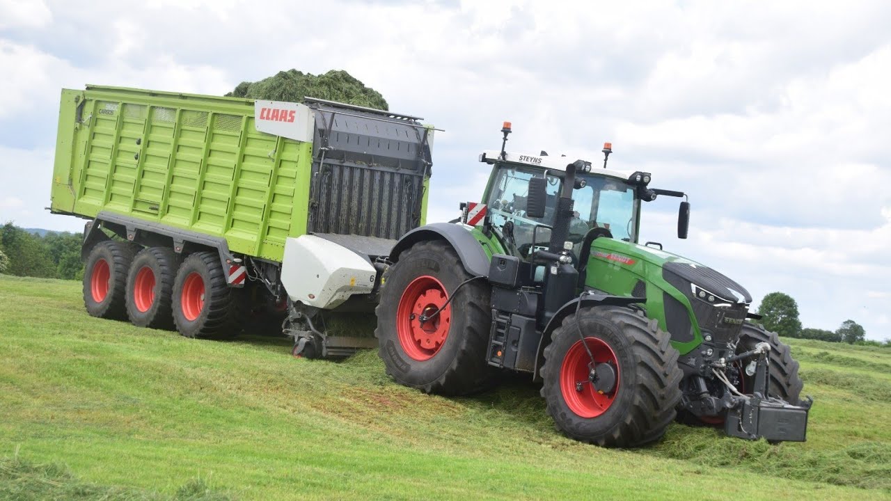 Fendt 936, 2x 942 и Claas Cargos - Автозарядное устройство - Steyns