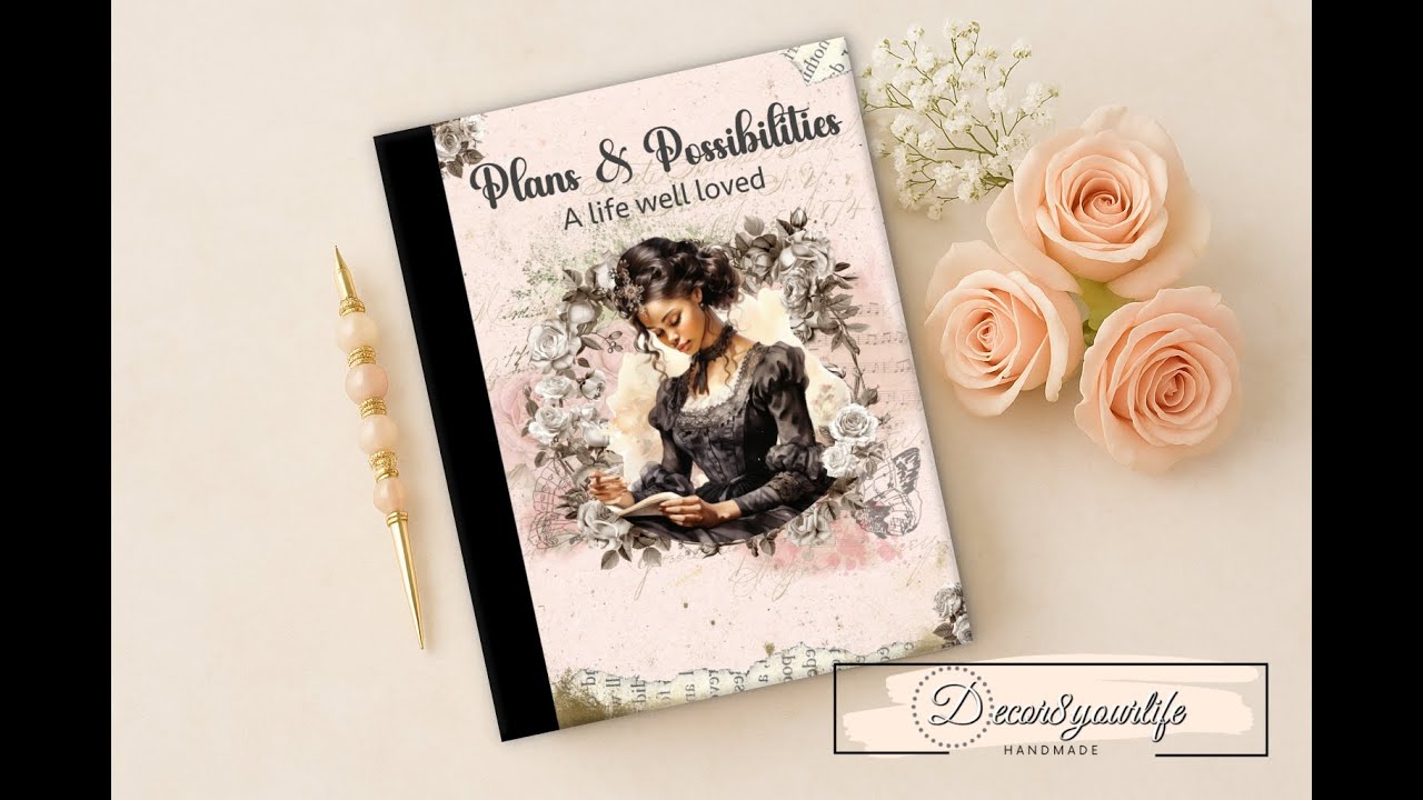 Plans & Possibilities | Vintage Undated Planner Flip-Through | Romantic Paper Craft Collection