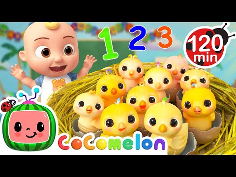 Let's Count 10 Little Chicks! 🐤😄 | CoComelon Nursery Rhymes and Kids Songs | Animals for Kids