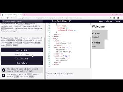 Learn Applied Visual Design  Push Elements Left or Right with the float Property   freeCodeCamp org