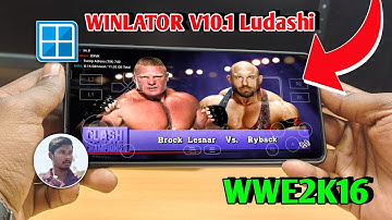 WWE 2k16 (FULL HD) tested on IQOO NEO 9 PRO winlator bionic ludashi 🔥