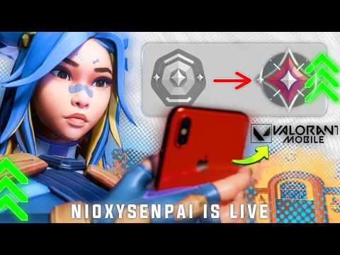 🔴LIVE - BACK TO GRIND 🔥VALORANT MOBILE (3 Days Left ) Only Neon