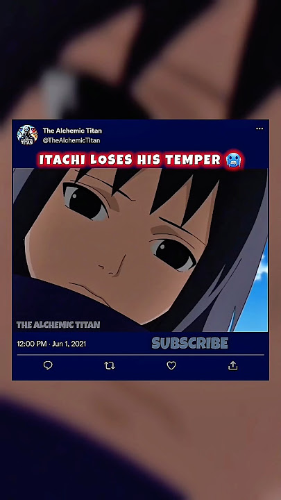 Itachi Loses His Temper 😱 #naruto #narutoshippuden #itachi #itachiedit #ytshorts