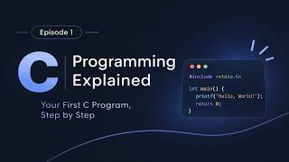 Why Does Every C Program Start With #include (Animated, No Coding Experience Needed)-Episode 1