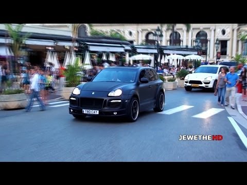 MODIFIED Porsche Cayenne's In Monaco! TechArt And DARTZ! (1080p HD)