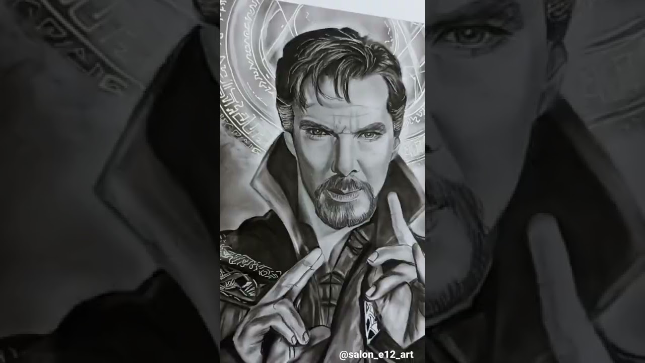 doctor strange realistic sketch|