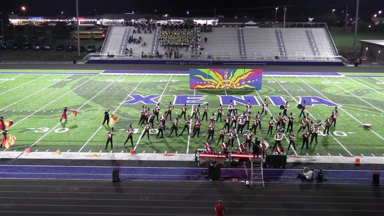[4K wide] Centerburg HS Trojans - 2025 Xenia Band Festival  