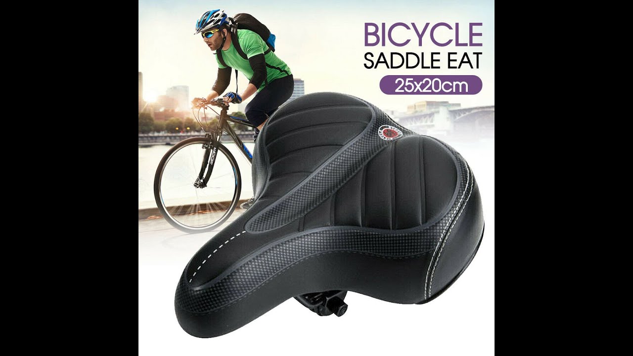 wide bike seat cushion