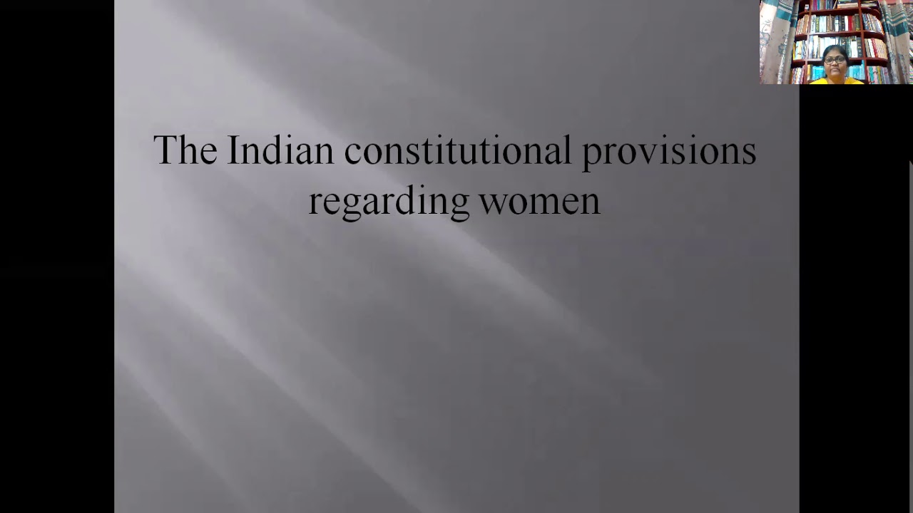 Constitutionally provision for women Eng/Kan By Dr.G.Sowbhagya