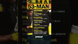 Who Made The Cut  Steelers 53 Man Roster Released