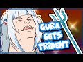 Gura finally gets her trident!【 Hololive animation 】