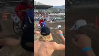 His First Time Racing Dirtbike!