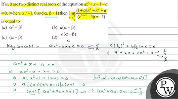 If \( \alpha, \beta \) are two distinct real roots of the equation \( a x^{3}+x-1-a \) \( =0 \),...