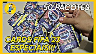 ABRINDO 50 PACOTES DE CARDS FIFA 23 ESPECIAIS