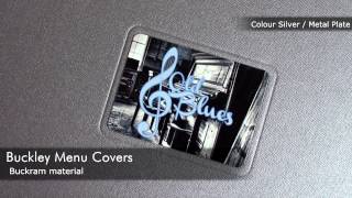 Buckley Menu Covers