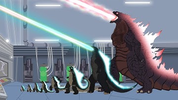 EVOLUTION of GODZILLA 2022: Size Comparison / ANIMATION SKILL