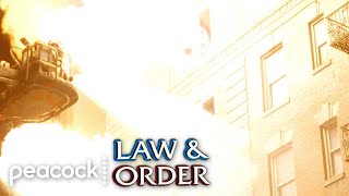 Fireman Caught in Massive Building Explosion | Law & Order