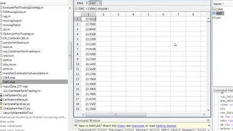 Demo of internal Pair Trading Strategy System done in Matlab