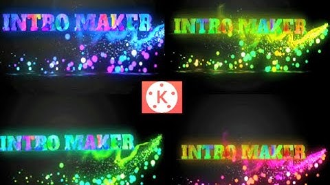 How To Make Lighting Particles Effects Intro Using KINEMASTER+PIXELLAB | ANUJ INTRO MAKER