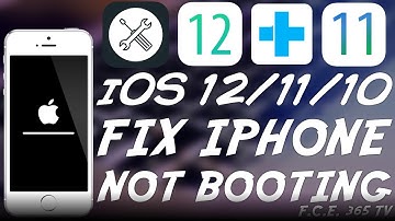 How to Fix an iPhone / iPad / iPod Stuck In Recovery Mode / Black Screen or Apple logo