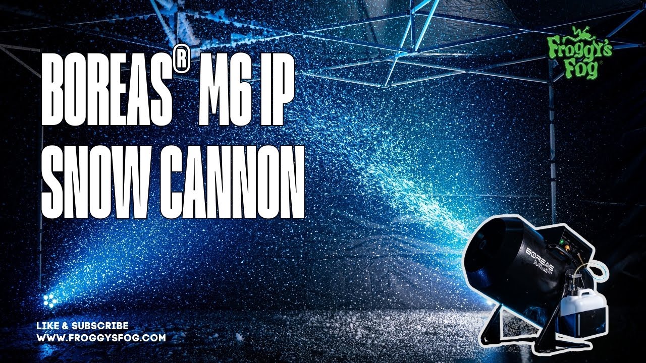 Boreas® M6 IP Snow Cannon | Professional Outdoor Snow Effects with DMX & Wireless Control