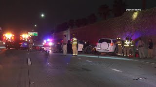 Officer Injured After Suspected DUI Driver Plows Intro Patrol Vehicle | Anaheim, CA