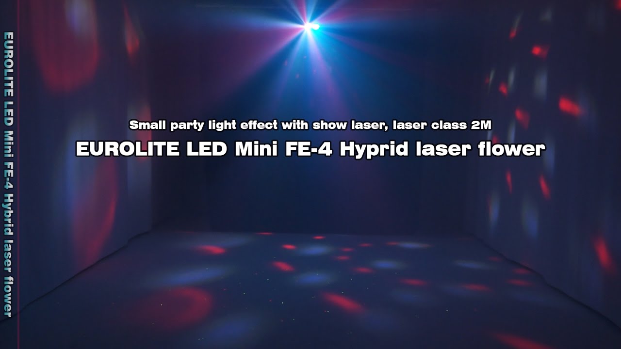Eurolite Led Mini Fe-4 Hybrid-Laserblume